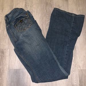 Low Rise Flare Jeans